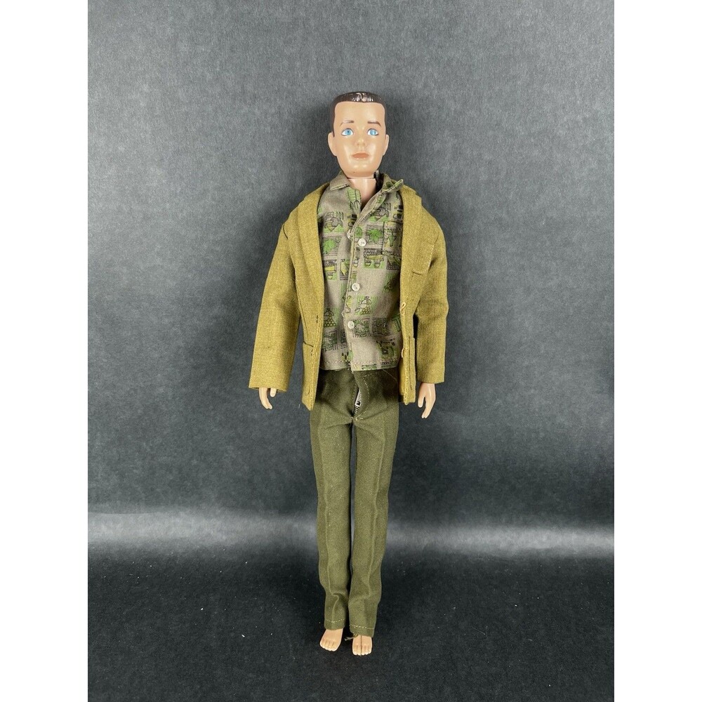 VTG 1962 Mattel Molded‎ Hair Ken Doll #750 Dreamboat Outfit #785 TM Incomplete
